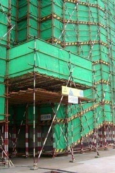 中建五局建筑安全防護網(wǎng)施工案例